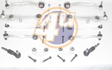 4U AU-R-52937 - Подвеска колеса, комплект autospares.lv