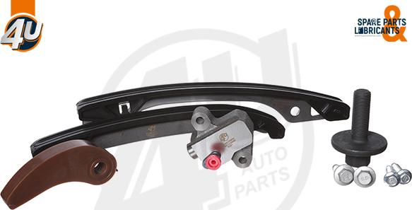 4U Autoparts 44200RN - Комплект цепи привода распредвала autospares.lv