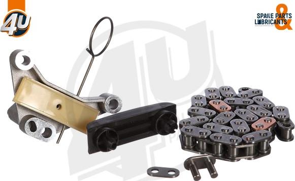 4U Autoparts 44201PU - Цепь, привод маслонасоса autospares.lv