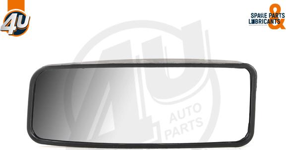 4U Autoparts 41509MR - Зеркальное стекло, наружное зеркало autospares.lv