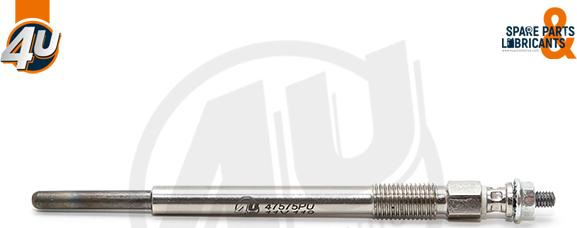 4U Autoparts 47575PU - Свеча накаливания autospares.lv