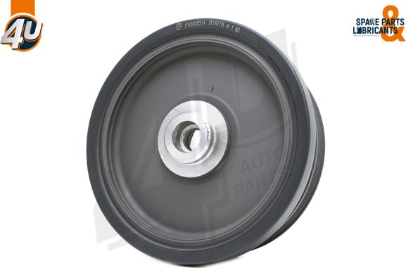 4U Autoparts 51002BW - Шкив коленчатого вала autospares.lv