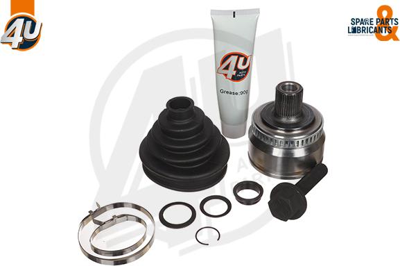 4U Autoparts 51164VV - Шарнир, ШРУС, приводной вал autospares.lv