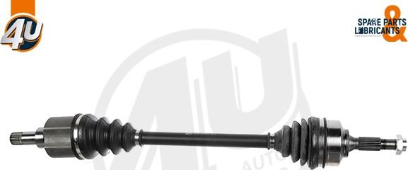 4U Autoparts 51308PU - Приводной вал autospares.lv