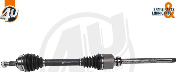 4U Autoparts 51323PU - Приводной вал autospares.lv