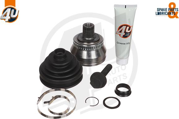 4U Autoparts 51205VV - Шарнирный комплект, ШРУС, приводной вал autospares.lv