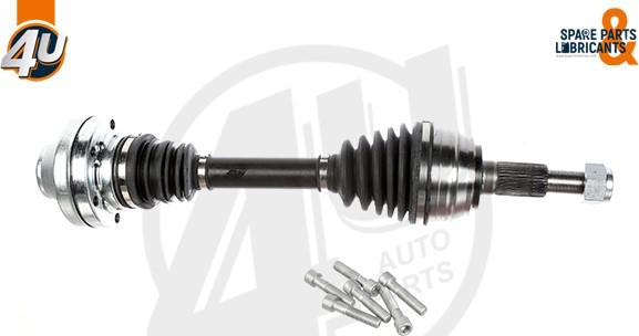 4U Autoparts 51234VV - Приводной вал autospares.lv