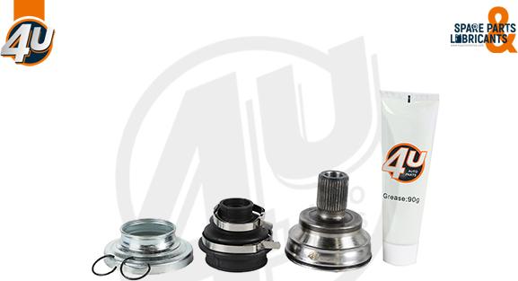 4U Autoparts 51226VV - Шарнир, ШРУС, приводной вал autospares.lv