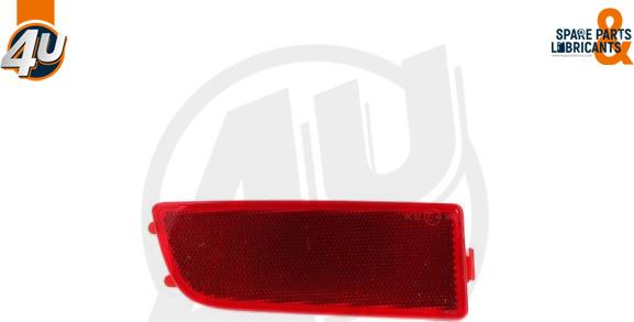 4U Autoparts 60028MR - Отражатель autospares.lv