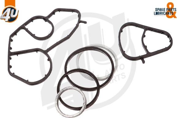 4U Autoparts 61693PU - Прокладка, корпус маслянного фильтра autospares.lv