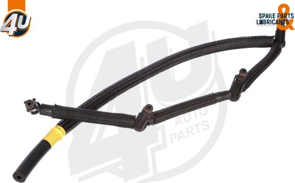 4U Autoparts 61627PU - Шланг, распределение топлива autospares.lv