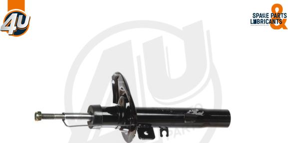 4U Autoparts 19606PU - Амортизатор autospares.lv