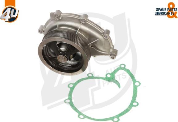 4U Autoparts 14026SC - Водяной насос autospares.lv