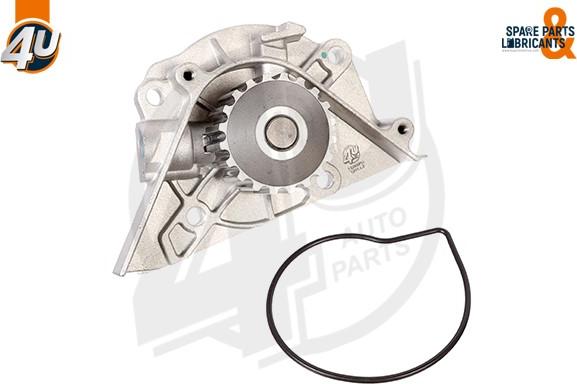 4U Autoparts 13265PU - Водяной насос autospares.lv