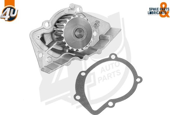 4U Autoparts 13268PU - Водяной насос autospares.lv