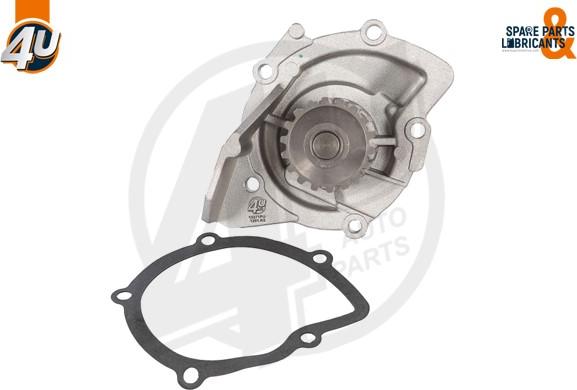 4U Autoparts 13271PU - Водяной насос autospares.lv