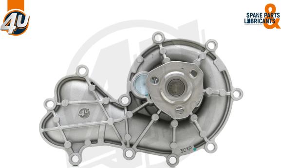 4U Autoparts 13708VV - Водяной насос autospares.lv