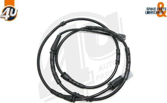 4U Autoparts 12444BW - Сигнализатор, износ тормозных колодок autospares.lv