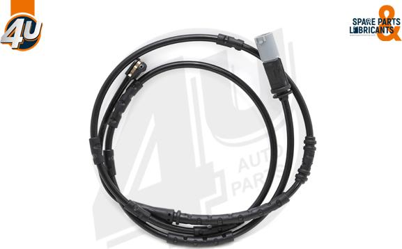 4U Autoparts 12455BW - Сигнализатор, износ тормозных колодок autospares.lv