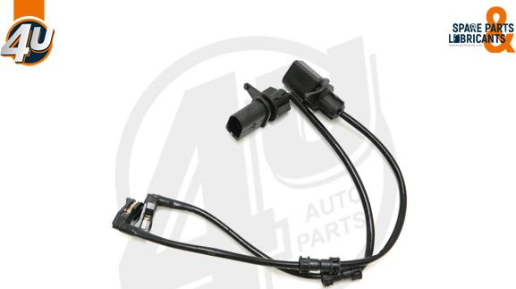 4U Autoparts 12464VV - Сигнализатор, износ тормозных колодок autospares.lv