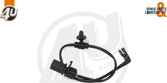 4U Autoparts 12468VV - Сигнализатор, износ тормозных колодок autospares.lv