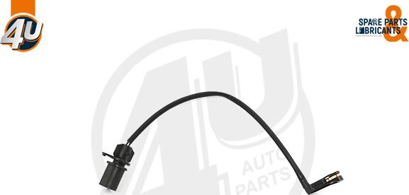 4U Autoparts 12467VV - Сигнализатор, износ тормозных колодок autospares.lv