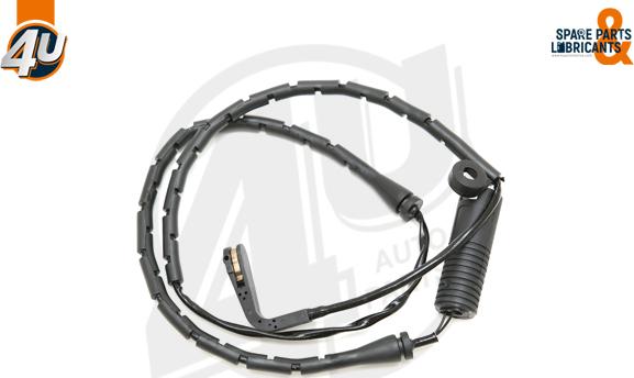 4U Autoparts 12407BW - Сигнализатор, износ тормозных колодок autospares.lv