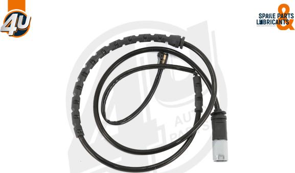 4U Autoparts 12419BW - Сигнализатор, износ тормозных колодок autospares.lv