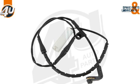 4U Autoparts 12416BW - Сигнализатор, износ тормозных колодок autospares.lv