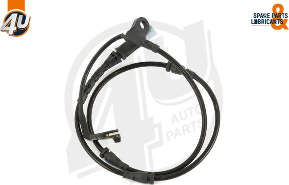 4U Autoparts 12418BW - Сигнализатор, износ тормозных колодок autospares.lv