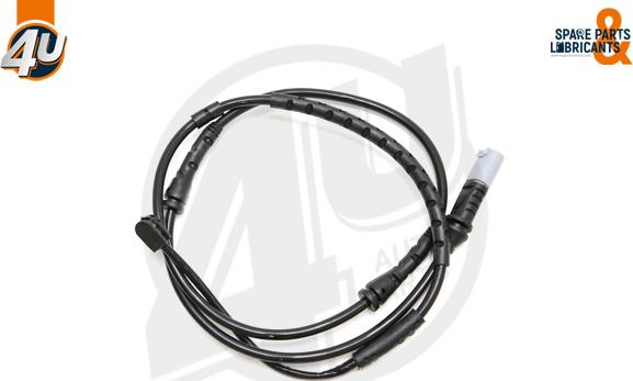 4U Autoparts 12439BW - Сигнализатор, износ тормозных колодок autospares.lv