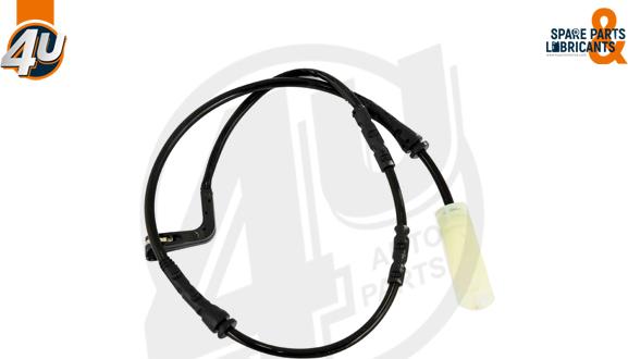 4U Autoparts 12435BW - Сигнализатор, износ тормозных колодок autospares.lv