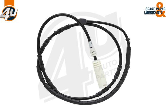 4U Autoparts 12429BW - Сигнализатор, износ тормозных колодок autospares.lv