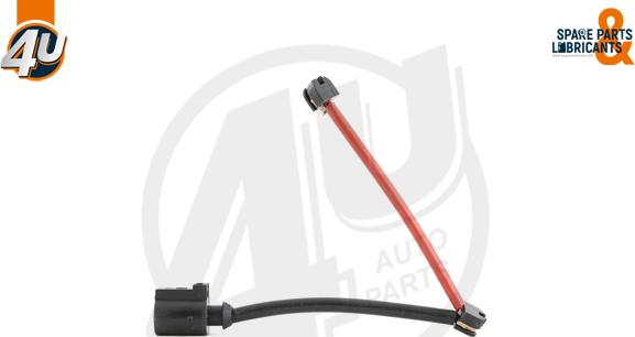 4U Autoparts 12471PR - Сигнализатор, износ тормозных колодок autospares.lv