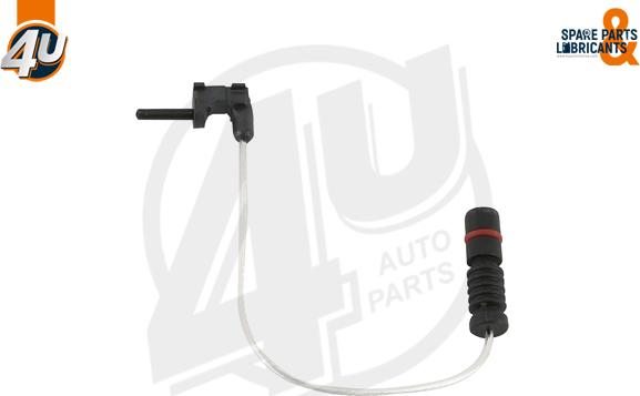 4U Autoparts 12366MR - Сигнализатор, износ тормозных колодок autospares.lv