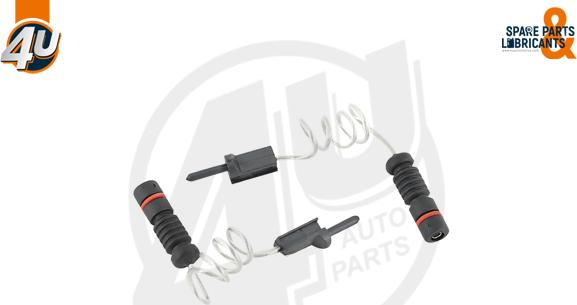 4U Autoparts 12363MR - Сигнализатор, износ тормозных колодок autospares.lv