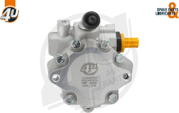 4U Autoparts 12200VV - Гидравлический насос, рулевое управление, ГУР autospares.lv