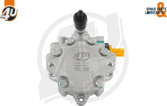 4U Autoparts 12217VV - Гидравлический насос, рулевое управление, ГУР autospares.lv