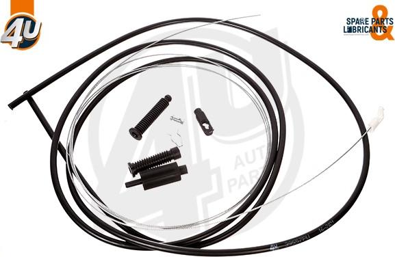 4U Autoparts 39557PU - Тросик газа autospares.lv