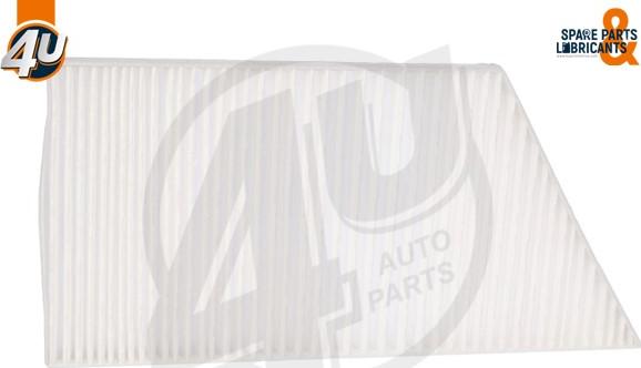 4U Autoparts 34251PU - Фильтр воздуха в салоне autospares.lv