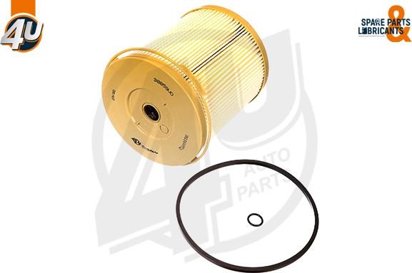 4U Autoparts 38859VO - Топливный фильтр autospares.lv