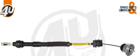 4U Autoparts 38287PU - Трос, управление сцеплением autospares.lv