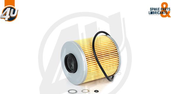 4U Autoparts 33554BW - Масляный фильтр autospares.lv