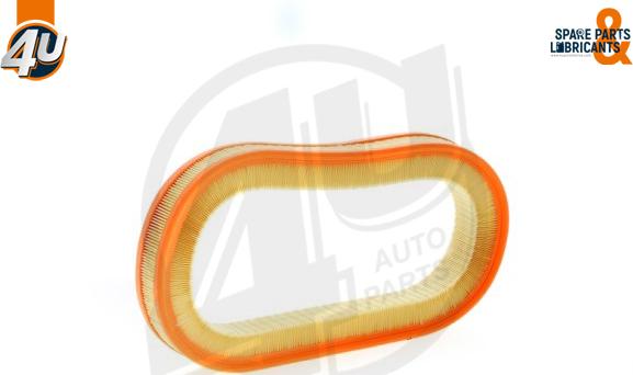 4U Autoparts 33015MR - Воздушный фильтр, двигатель autospares.lv