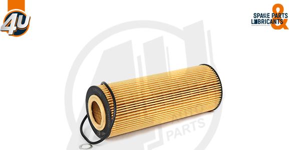 4U Autoparts 33853VV - Масляный фильтр autospares.lv