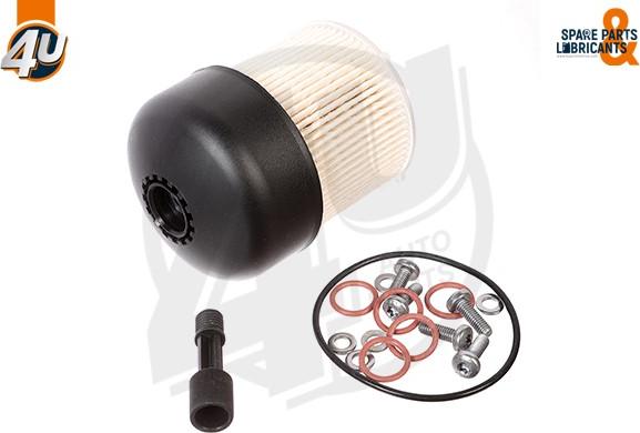 4U Autoparts 33337MR - Топливный фильтр autospares.lv