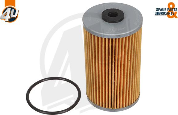 4U Autoparts 33206MR - Масляный фильтр autospares.lv