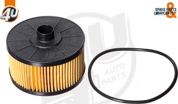 4U Autoparts 33274MR - Масляный фильтр autospares.lv