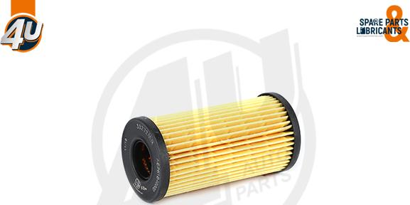 4U Autoparts 33272MR - Масляный фильтр autospares.lv