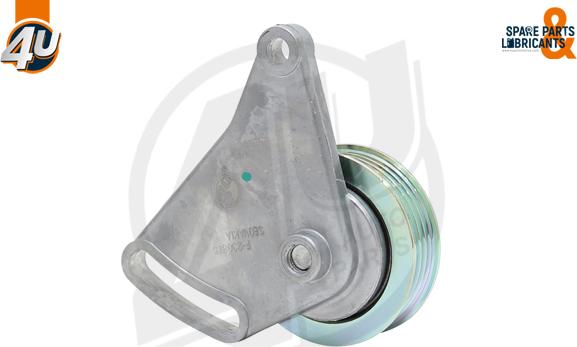 4U Autoparts 32495VV - Ролик, поликлиновый ремень autospares.lv